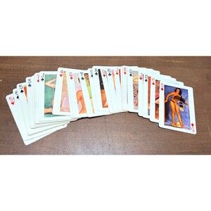 Vintage 60’s Playing Cards Nude Topless Women pinup girls art photography